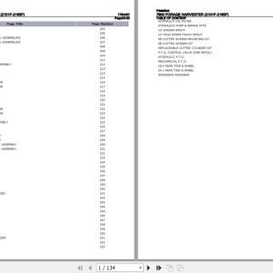 Hesston Forage Harvester 7600 Parts Catalog 7784457 Hesston Forage Harvester 7600 Parts Catalog 7784457 1