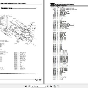 Hesston Forage Harvester 7600 Parts Catalog 7784457 Hesston Forage Harvester 7600 Parts Catalog 7784457 3