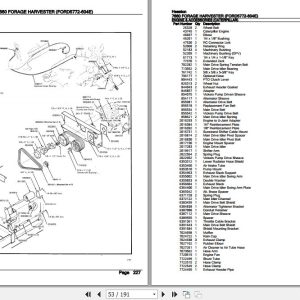 Hesston Forage Harvester 7660 Parts Catalog 7084379 Hesston Forage Harvester 7660 Parts Catalog 7084379 3