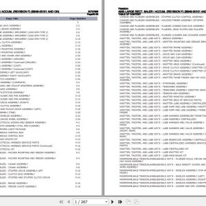 Hesston Large Rect. Baler 4900 Parts Catalog 00707865 1