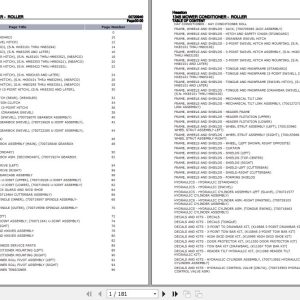 Hesston Mower Conditioner Roller 1345 Parts Catalog 00720940 1