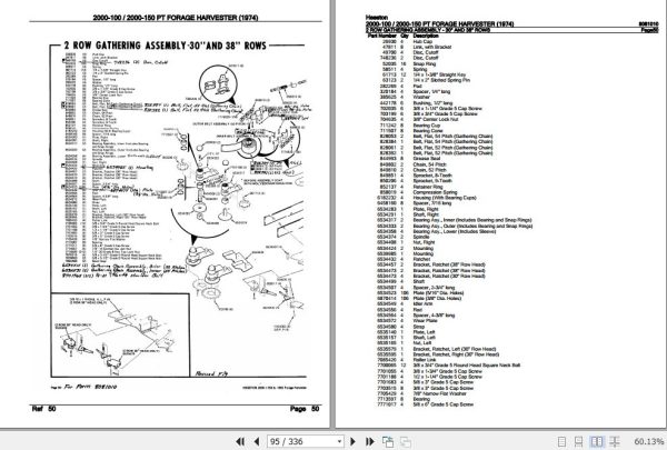 Hesston PT Forage Harvester 2000 100 2000 150 Parts Catalog 8081010 3