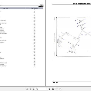 Hesston Windrower 600SP Parts Catalog 783712 1