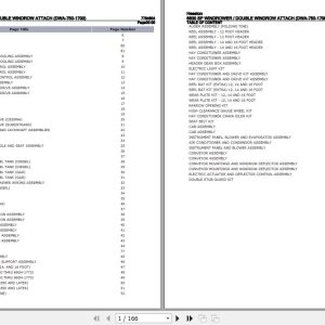 Hesston Windrower 6600SP Double Windrow Attach Parts Catalog 7784804 1