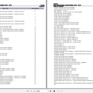Hesston Windrower Conditioner 6400 Parts Catalog 7784796 1