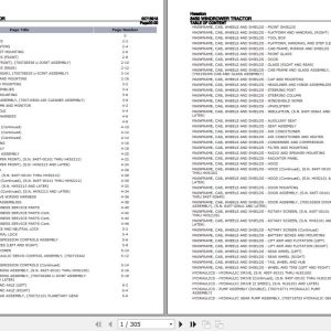 Hesston Windrower Tractor 8450 Parts Catalog 00715918 1
