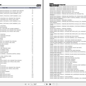 Hesston Windrower Tractor 9260 Parts Catalog 00722713 1