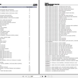 Hesston Windrower Tractor 9265 Parts Catalog 00728788 1