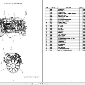 Hino Engine E13CUV KSFC Parts Catalog 1