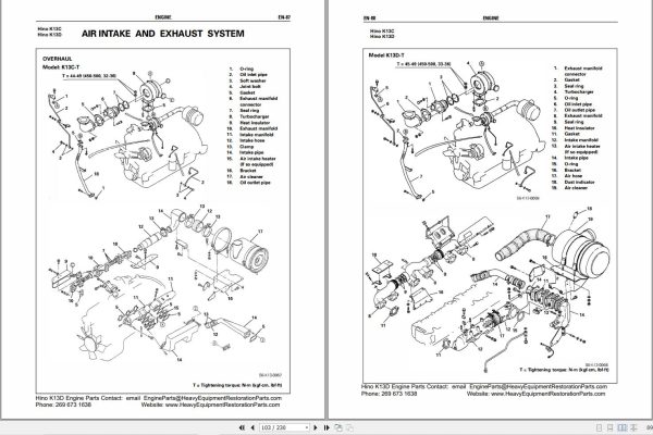 Hino Engine K13D T Workshop Manual 2