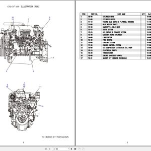 Hino Engine P11CVN KSFD Parts Catalog 1