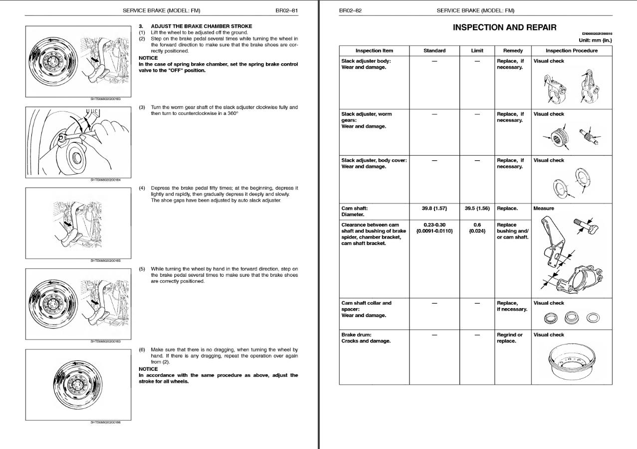 Hino Truck 500 Series FC3J GD1J FG1J GH1J FM1J FM2P Workshop Manual S1 YFCE16A (1)
