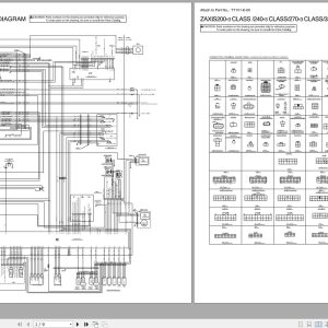 Hitachi Hydraulic Excavator ZX330 3 Class Technical Manual and Diagrams 5