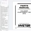 Hyster Challenger H14.00 18.00XM 12 H14.00 18.00XM 12EC A214 Parts Manual 1452617 2022 1