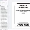 Hyster Foklift E45XN E50XN E55XN E60XN E65XN E70XN A268 Parts Manual 1688833 2025 1