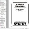 Hyster Forklift A25XNT A30NXT D203 Parts Catalog 4091698 1