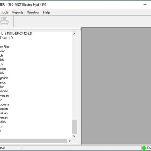Hyster Forklift ETACC 08.2024 2.42.15 Display Program and Database 12