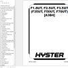 Hyster Forklift F1.8UT F2.5UT F3.5UT A3B4 Service Manual 4322479 2023 1