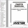 Hyster Forklift H1050HD 16CH H1150HD 16CH G117 Parts Catalog 4046743 1