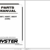 Hyster Forklift H40XT H50XT H60XT A380 Parts Manual 4150962 2021 1