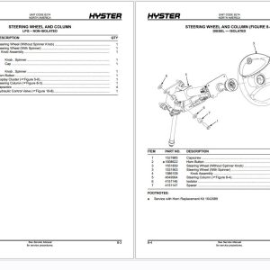 Hyster Forklift H50CT B274 Parts Manual 4120805 2025 3