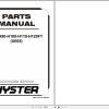 Hyster Forklift H80FT H90FT H100FT H110FT H120FT U005 Parts Manual 4128542 2021 1