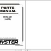 Hyster Forklift H9XM EC7 A3C0 Parts Manual 4271927 2019 1