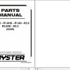 Hyster Forklift R1.4 to R2.5 D435 Parts Manual 4065744 2016 1