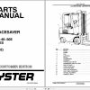 Hyster Forklift SPACESAVER S30E S40E S50E S60ES D002 Parts Manual 99764 1996 1