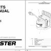 Hyster Forklift WALKIE W45XT A215 Parts Manual 897464 1998 1