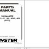 Hyster Forklift YARDMASTER HR45 25 to HR45 40S A227 Parts Manual 1470226 2010 1