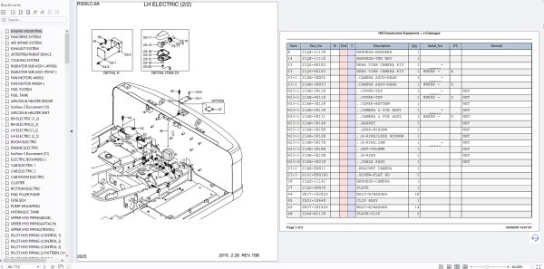 Hyundai Excavator R300LC 9A Parts Manual 3