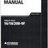 Hyundai Forklift 16B 9F 18B 9F 20B 9F Parts Catalog EN KO 1