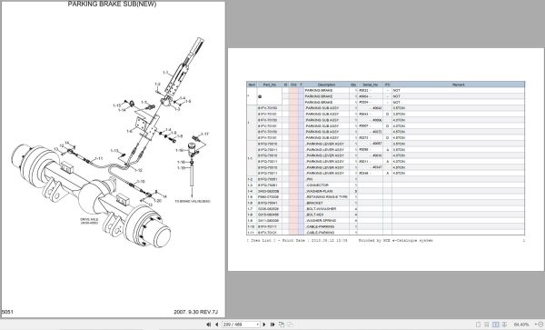 Hyundai Forklift 35DS 7 40DS 7 45DS 7 Parts Catalog 2
