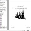 Ingersoll Rand Forklift RT700G Parts Catalog CPN13192016 1