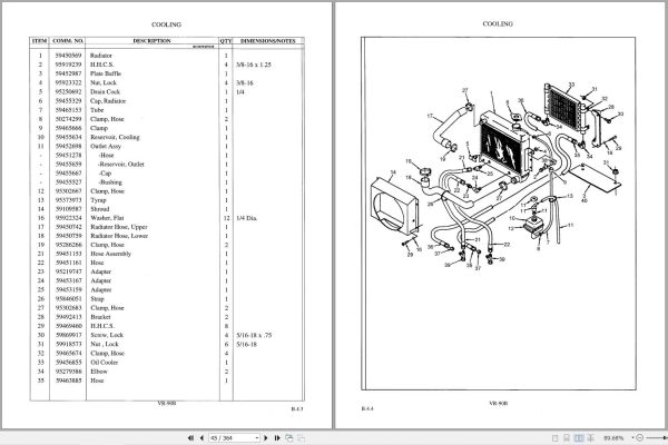 Ingersoll Rand Forklift VR 90B Parts Catalog CPN59131508 2