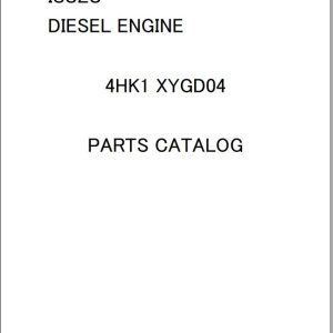Isuzu Diesel Engine 4HK1 XYGD04 Parts Catalog 1