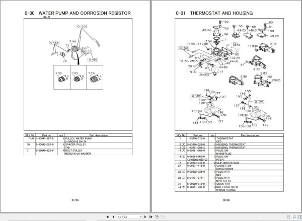 Isuzu Engine 6BG1 TRD03 Parts Catalog 2