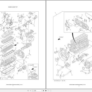 Isuzu Engine 6UZ1XBJK01 Parts Catalog 1
