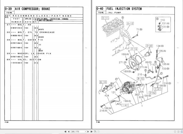 Isuzu Truck FVT Indonesia Parts Catalog 1 8871 1393 0 2