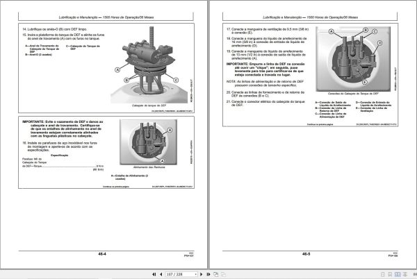 John Deere Diesel Engine 4.5L PSS to 4.5L PWS Operators Manual OMRG39800 PT 2