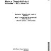 John Deere Diesel Engine 4045 4 Valve Component Technical Manual CTM120154 PT 1