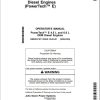 John Deere Engine 4.5L 6.8L PowerTech E Operation Manual And Diagram OMRG37407 1