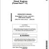 John Deere Engine 4.5L 6.8L PowerTech E Operators Manual OMRG37407 2021 1