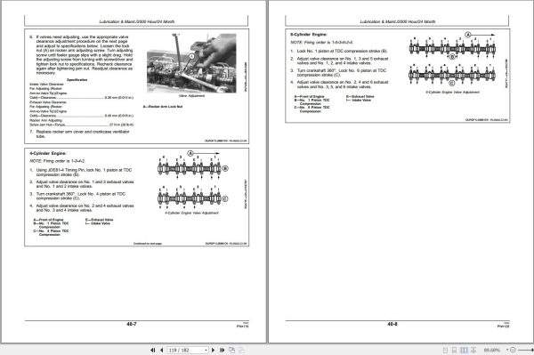 John Deere Engine 4.5L 6.8L PowerTech E Operators Manual OMRG37407 2022 2
