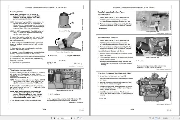 John Deere Engine 9.0L PowerTech Plus Operators Manual OMRG36864 2