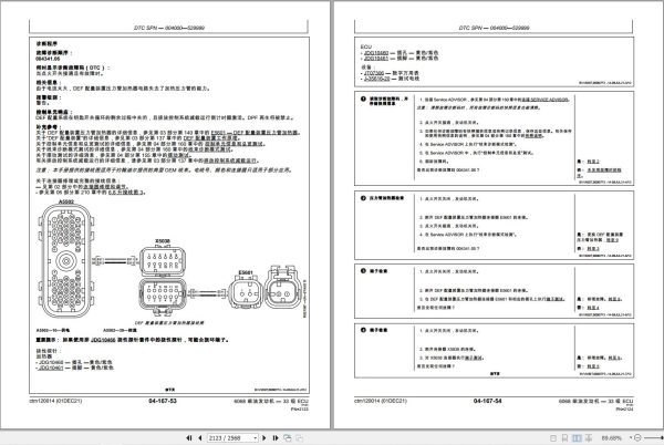 John Deere Engines 6068 Level 33 ECU Component Technical Manual CTM120014 ZH 2