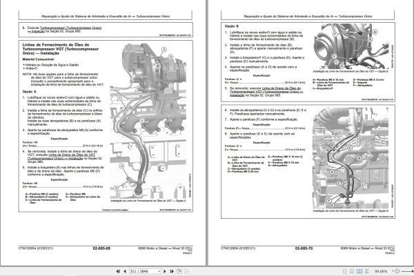 John Deere Engines 6068 Level 33 ECU Component Technical Manual CTM120054 PT 2