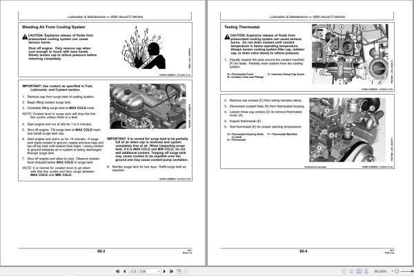 John Deere Engines 9.0L PSS PSL PVS Operators Manual OMRG38997 2