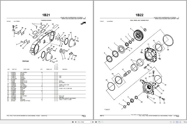 John Deere Motor Graders 770C 770CH 772CH Parts Catalog PC2549 2
